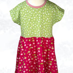 Schnittmuster Evina Kids – Shirt & Sommerkleid mit angeschnittenen Ärmeln Gr. 86-158 - Sewando