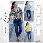 BUNDLE Schnittmuster Shirt ZEVIO Gr. 34-56 + Hose ERICE Gr. 32-56 - Sewando
