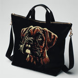 Stickdatei Boxer Welpe "Monroe" - realistisch - FÜR DUNKLE STOFFE