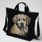 Stickdatei Applikation Golden Retriever "Muffin" - realistisch - FÜR HELLE & DUNKLE STOFFE