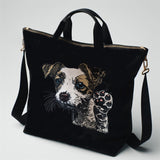 Stickdatei Applikation Jack Russel "Stella" - realistisch - FÜR HELLE & DUNKLE STOFFE