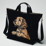 Applikation Stickdatei Irish Setter Welpe "Tabsy" - realistisch - FÜR HELLE & DUNKLE STOFFE