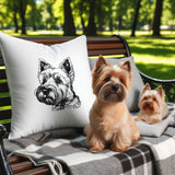 Stickdatei Cairn Terrier "Cully" - realistisch - FÜR HELLE STOFFE