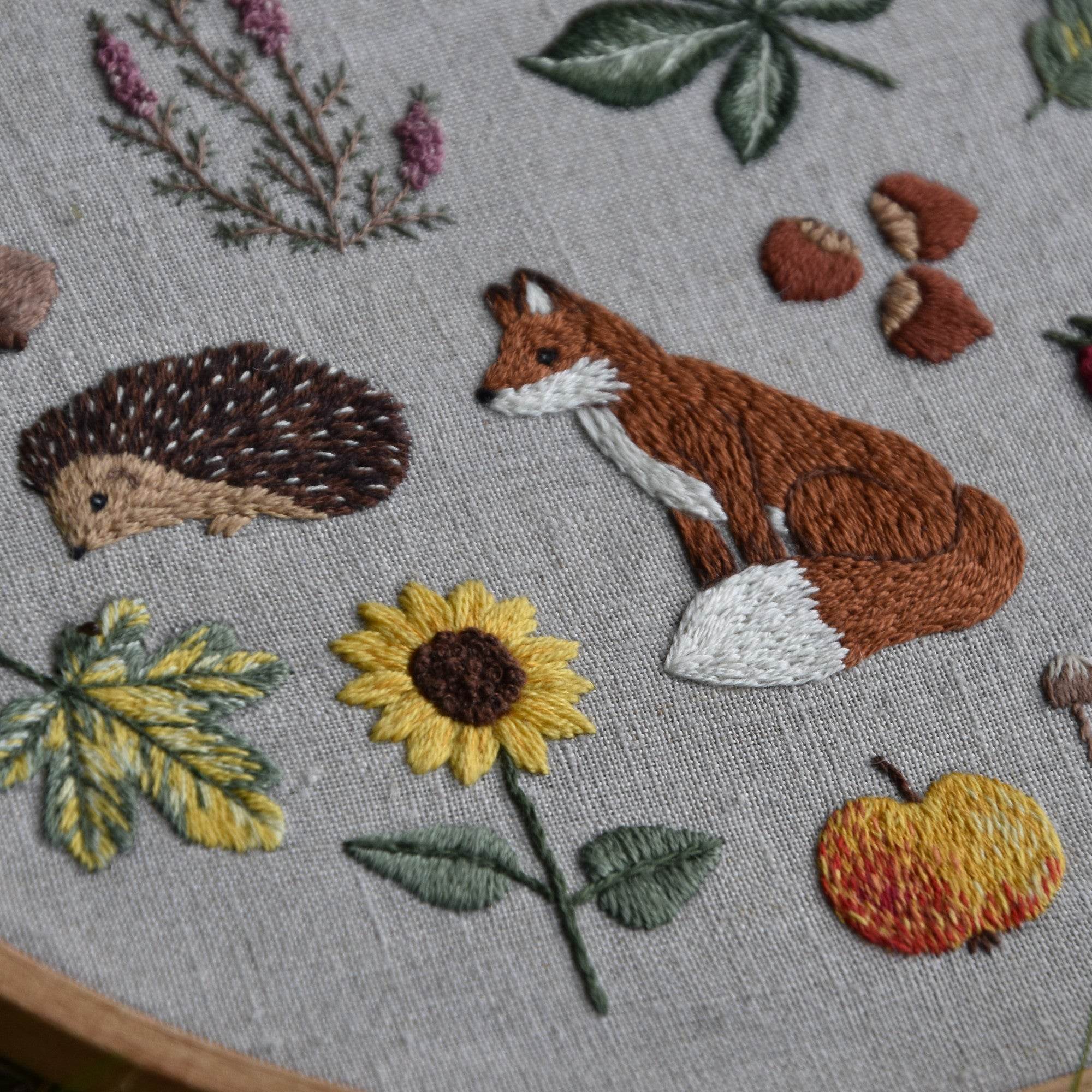 Handstickvorlage HERBST - Sewando