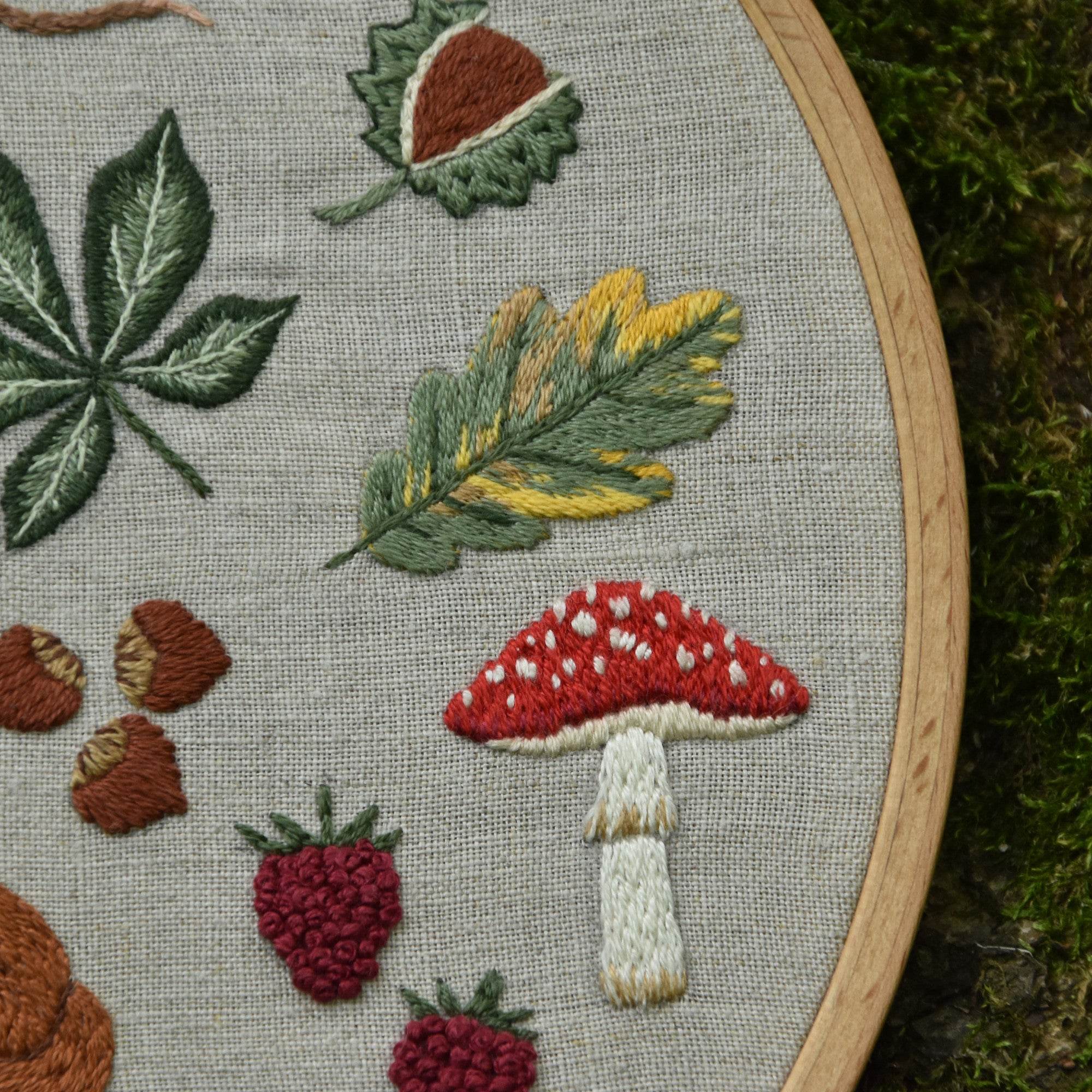 Handstickvorlage HERBST - Sewando