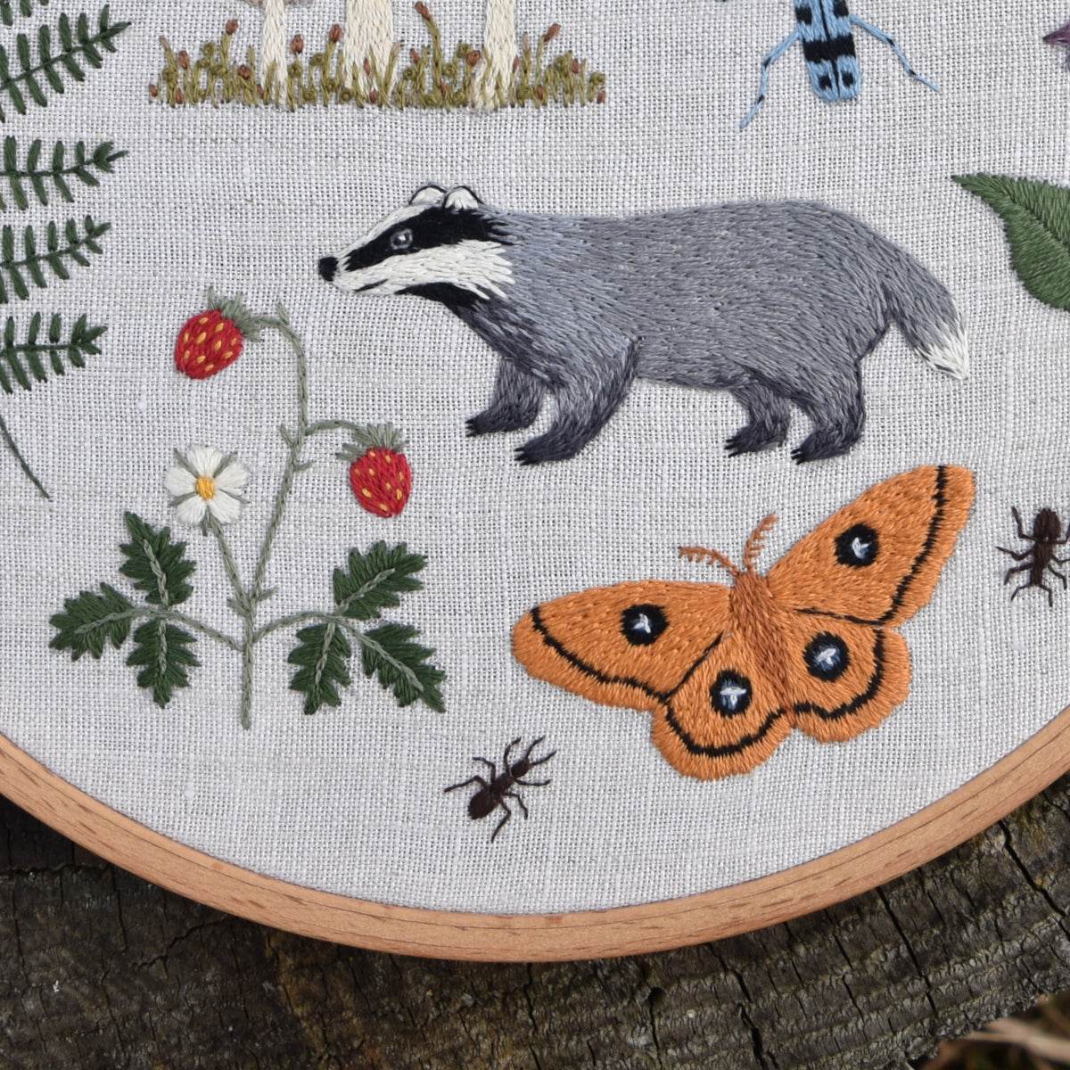 Handstickvorlage WALD - Sewando
