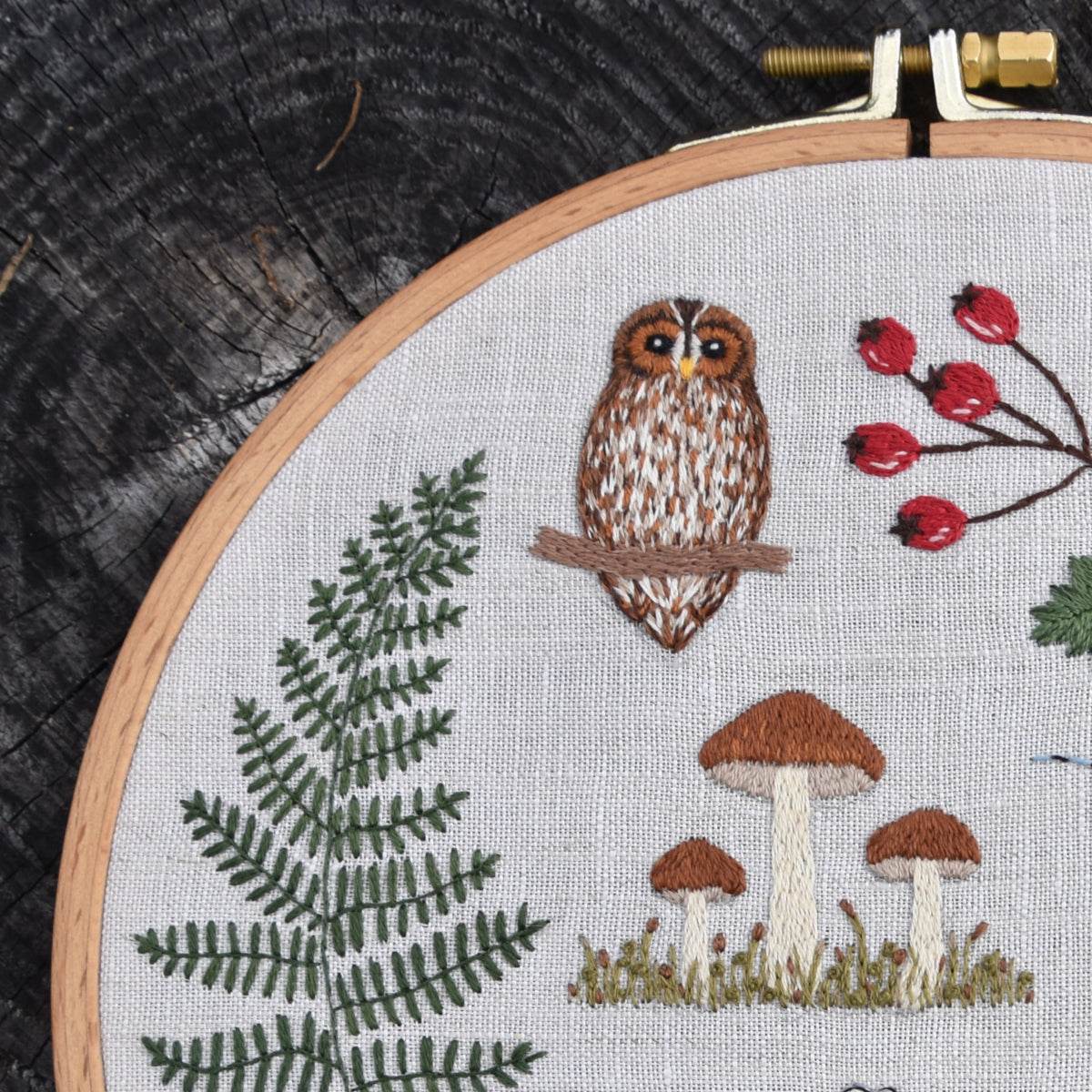 Handstickvorlage WALD - Sewando