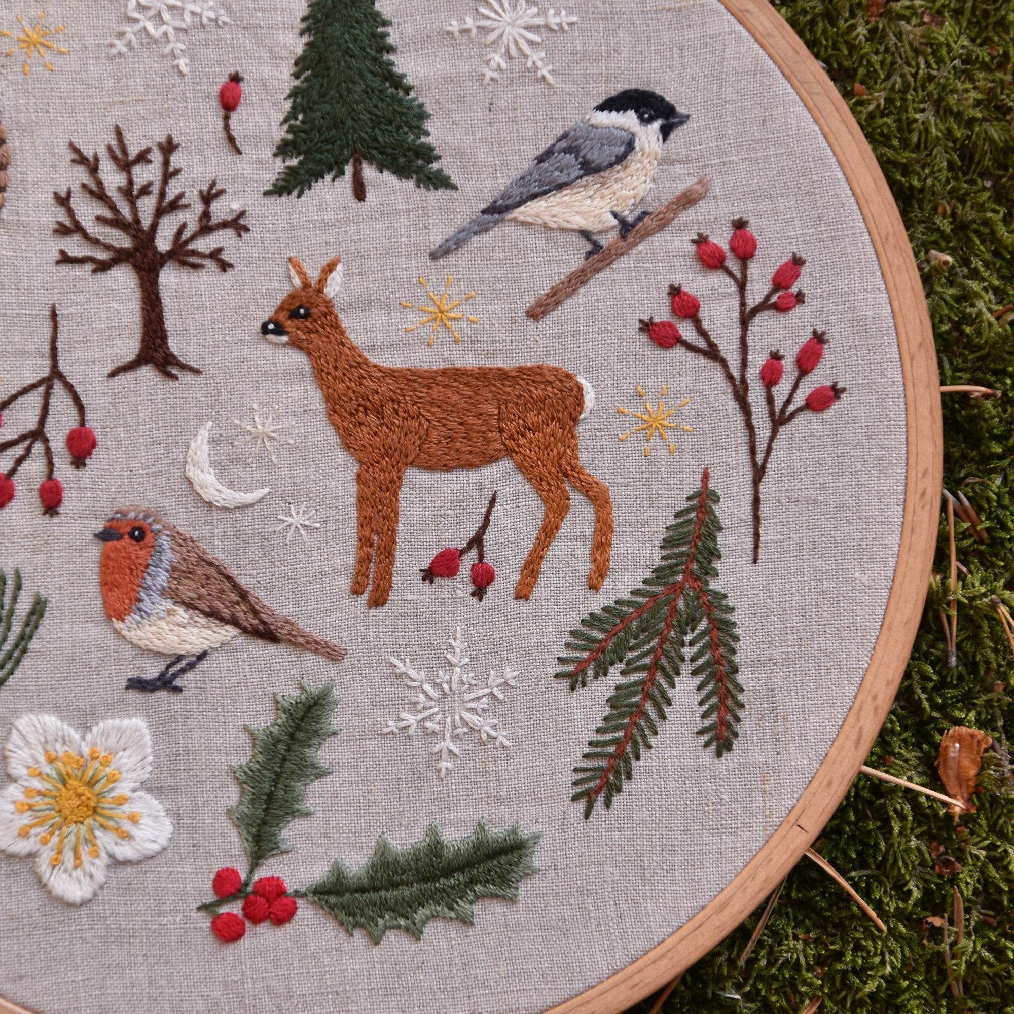 Handstickvorlage WINTER - Sewando