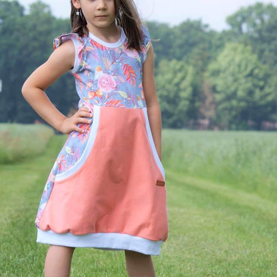 Schnittmuster Zuckerwatte - Kleid für Kinder Größe 56-164 - Sewando