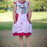 Schnittmuster Zuckerwatte - Kleid für Kinder Größe 56-164 - Sewando
