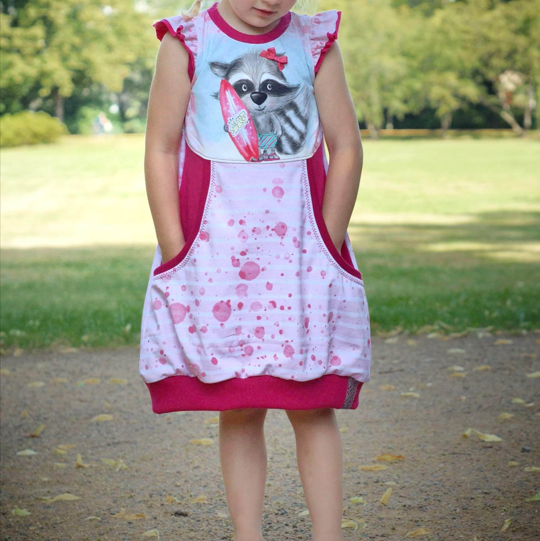 Schnittmuster Zuckerwatte - Kleid für Kinder Größe 56-164 - Sewando