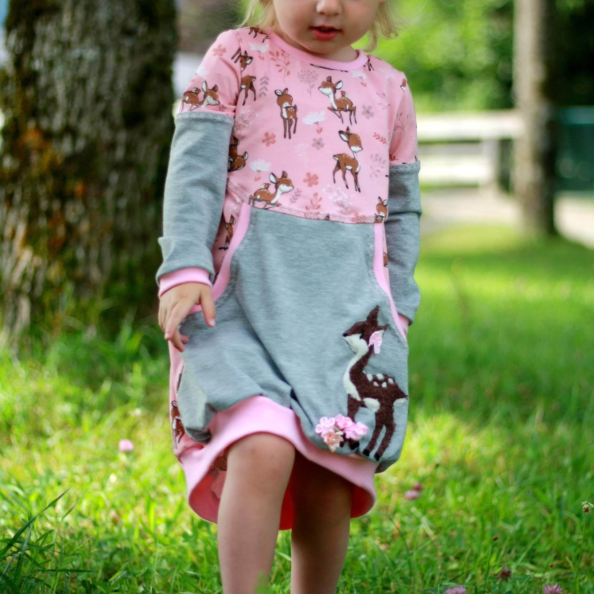 Schnittmuster Zuckerwatte - Kleid für Kinder Größe 56-164 - Sewando