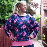 Schnittmuster Frühlingserwachen Damen Fledermausshirt Größe 32-54 - Sewando