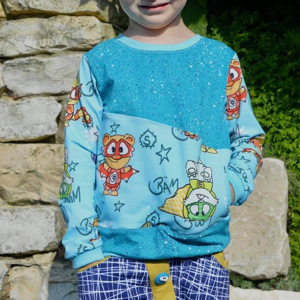 Schnittmuster Pullover locker flockig Größe 56-164 - Sewando