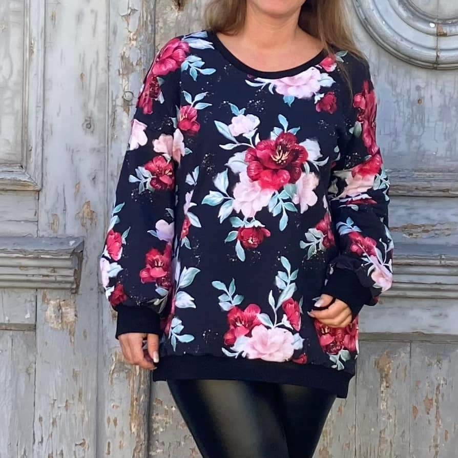 Schnittmuster Pullover Schokocookie Damen Größe 32-54 inkl. Applikation - Sewando