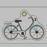Stickdatei ITH Fahrrad Schlüsselanhänger - Sewando
