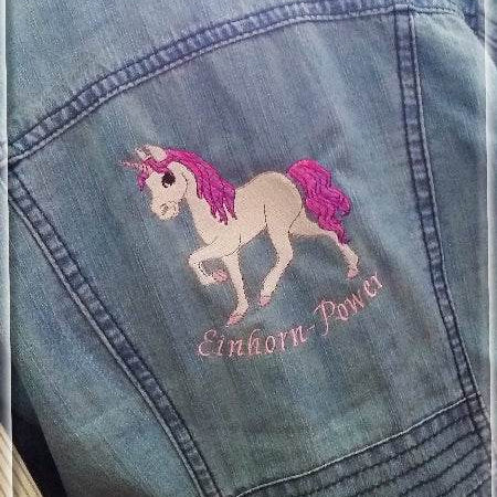 Einhorn Stickdatei, zauberhafter Märchencharme für deine Stickmaschine - Sewando