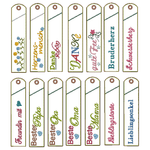 Stickdatei Stifteetui ITH Familie Danke für einen Kugelschreiber XL SET - Sewando
