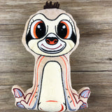 ITH Plüschtier „Faultier Olaf“ | Für 16x26 Rahmen | In-the-Hoop Plushie | Stickdatei | Embroidery Design | alle Formate | Sofort-Download