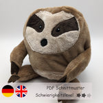 Wendekuscheltier Krempeltierseite Faultier Level 2 - Nähanleitung und Schnittmuster - Sewando