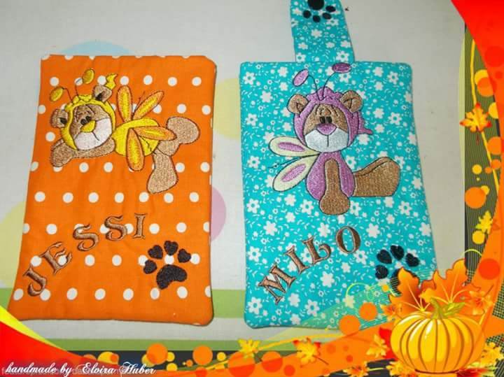 Stickdatei Schmetterling Teddy Engel Set 201 - Sewando