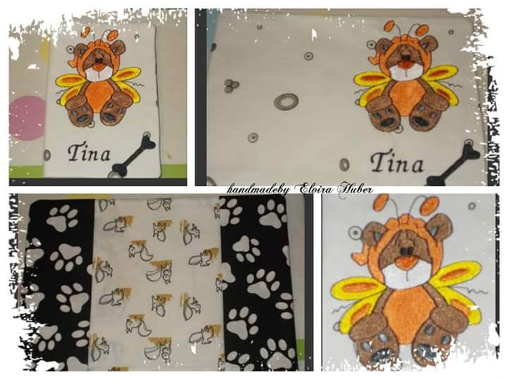 Stickdatei Schmetterling Teddy Engel Set 201 - Sewando