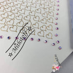 Plotterdatei - flying Hearts - SVG - DXF - PNG - Datei - Herz - Strass - Liebe - Sewando