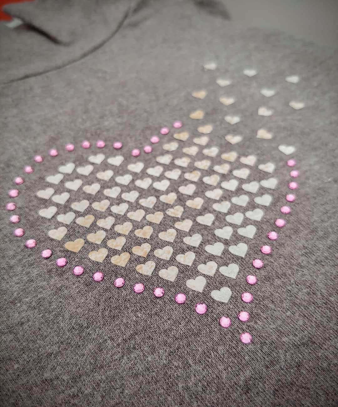 Plotterdatei - flying Hearts - SVG - DXF - PNG - Datei - Herz - Strass - Liebe - Sewando
