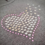 Plotterdatei - flying Hearts - SVG - DXF - PNG - Datei - Herz - Strass - Liebe - Sewando