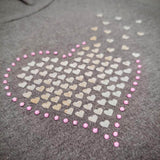 Plotterdatei - flying Hearts - SVG - DXF - PNG - Datei - Herz - Strass - Liebe - Sewando