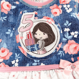 Stickdatei - Geschenke Mädchen Button - Sewando