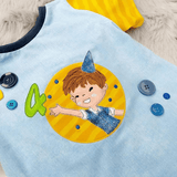 Stickdatei - Partyboy Button - Sewando