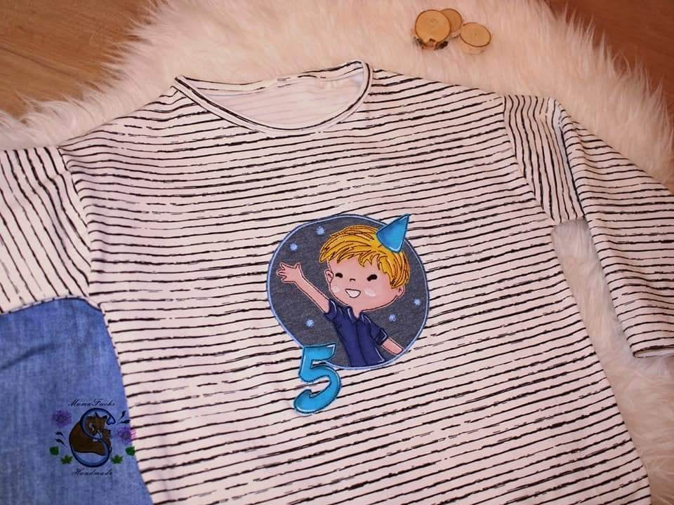 Stickdatei - Partyboy Button - Sewando