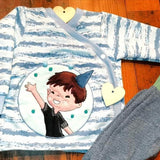 Stickdatei - Partyboy Button - Sewando