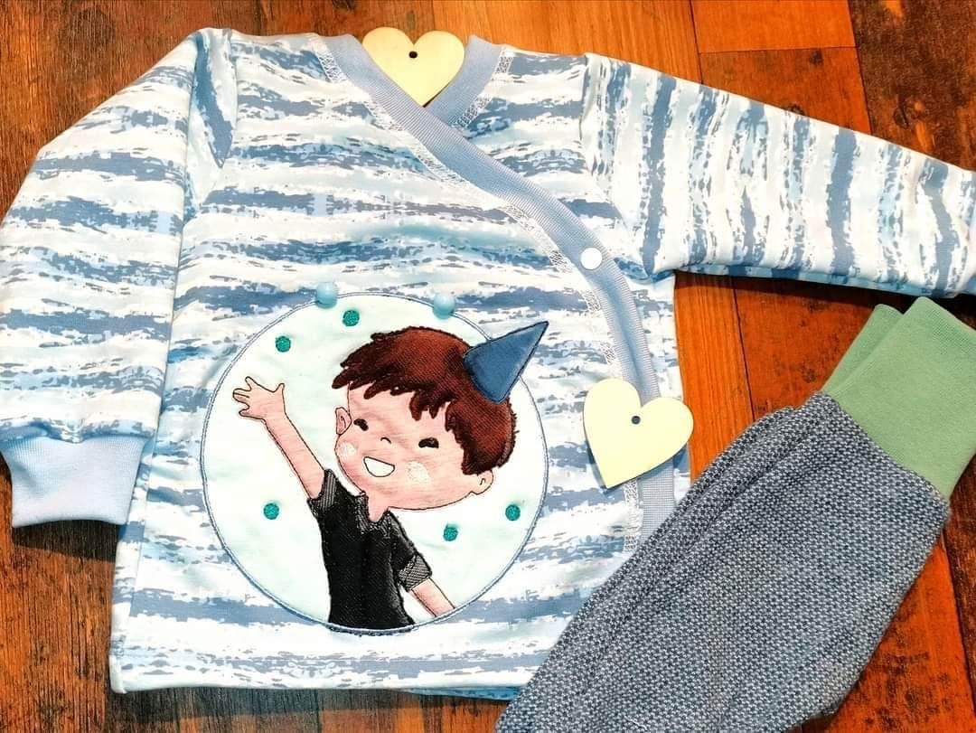 Stickdatei - Partyboy Button - Sewando