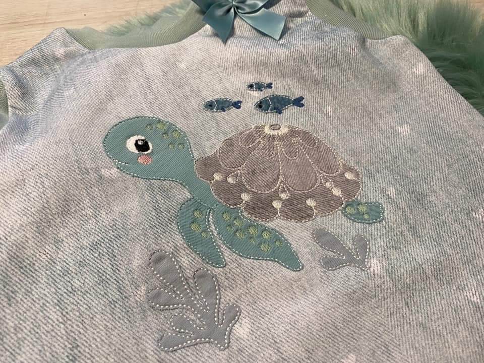 Schildkröte Emily Stickdatei - Sewando