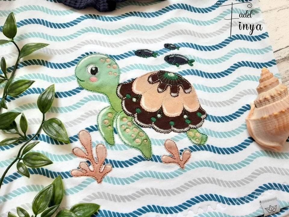 Schildkröte Emily Stickdatei - Sewando