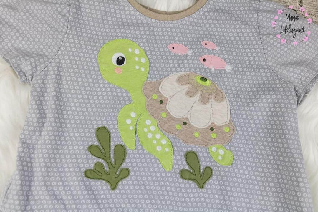 Schildkröte Emily Stickdatei - Sewando