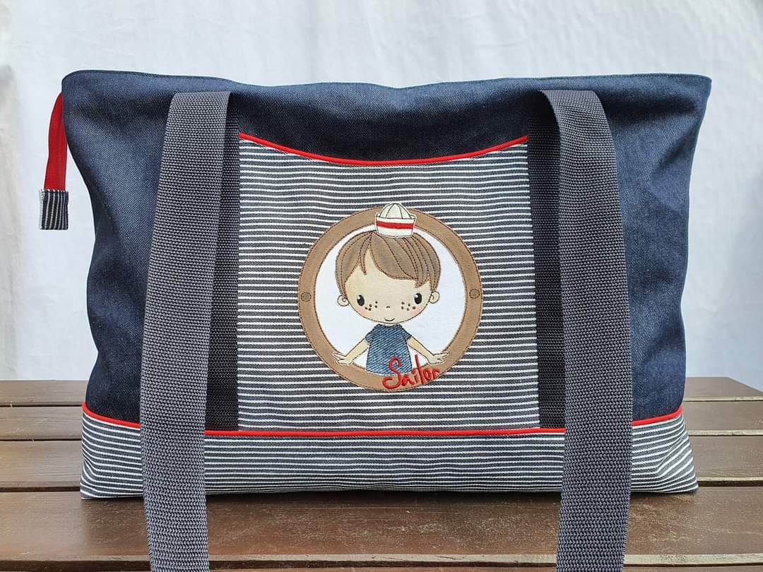 Stickdatei - Sailorboy Button - Sewando
