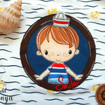 Stickdatei - Sailorboy Button - Sewando