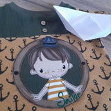 Stickdatei - Sailorboy Button - Sewando