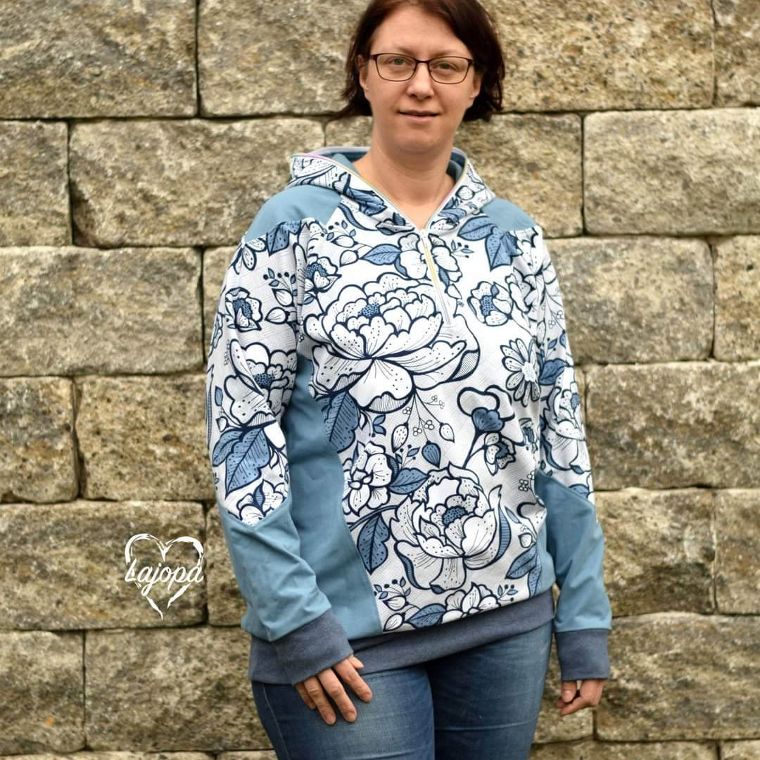 E-Book Raglanhoodie Lady Fjonna Gr. 32-50 (2 Schnitte enthalten) - Sewando