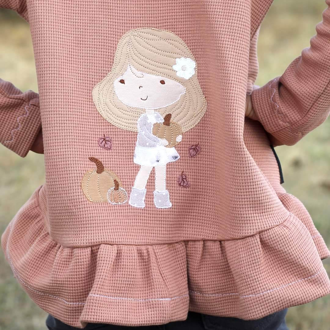 Stickdatei - Kürbismädchen - Sewando