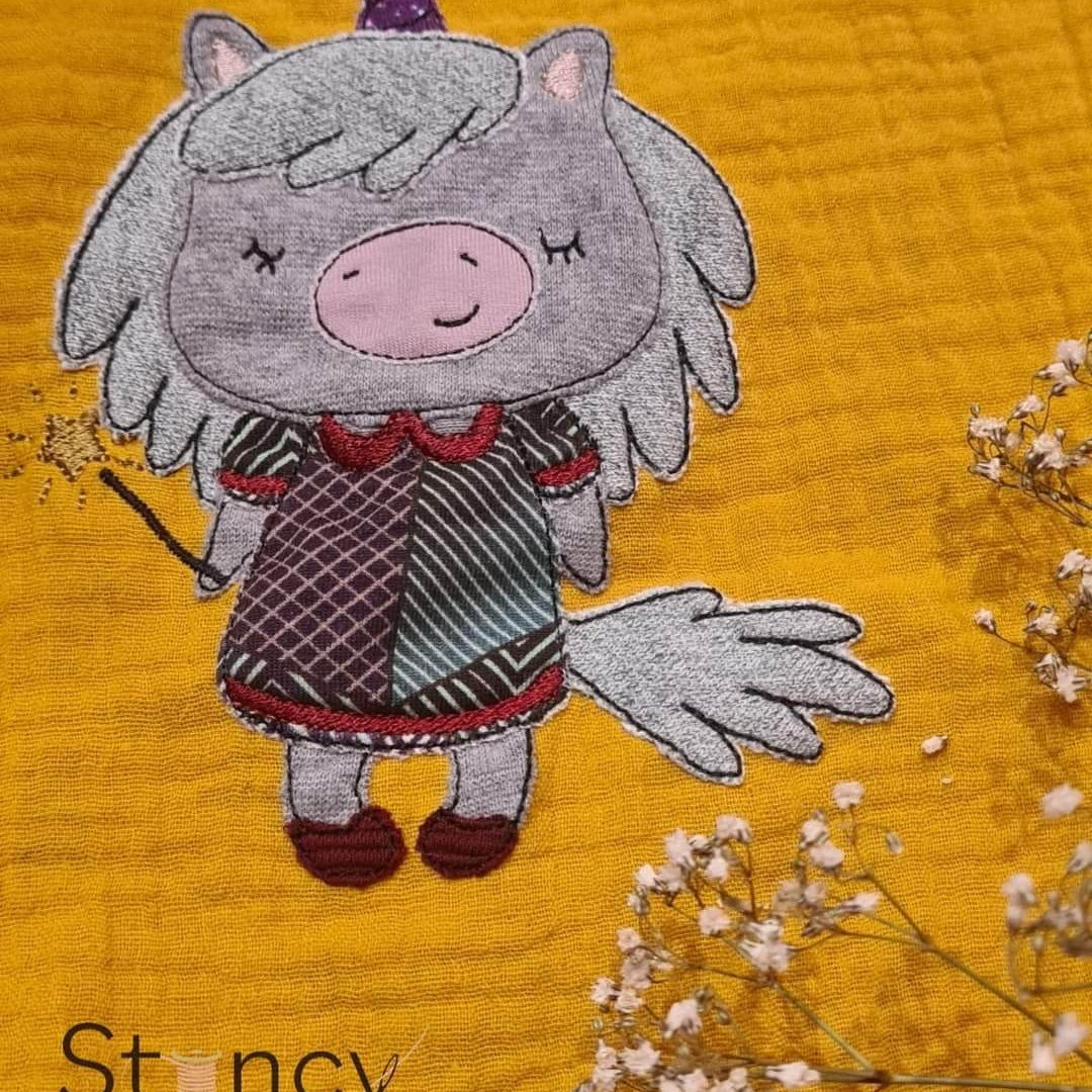 Stickdatei - Cute Unicorn - Sewando