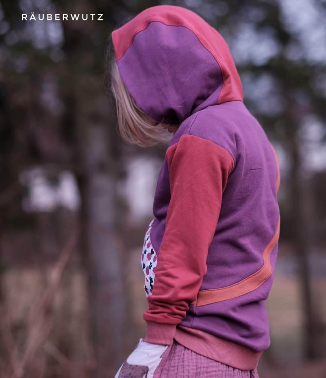 E-Book Bauchtaschenhoodie Gr. 104 - 140 Schnittmuster - Sewando