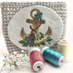 Anker Applikation Niceline Vollstich ab 13x18 Blumen Stickdatei - Sewando