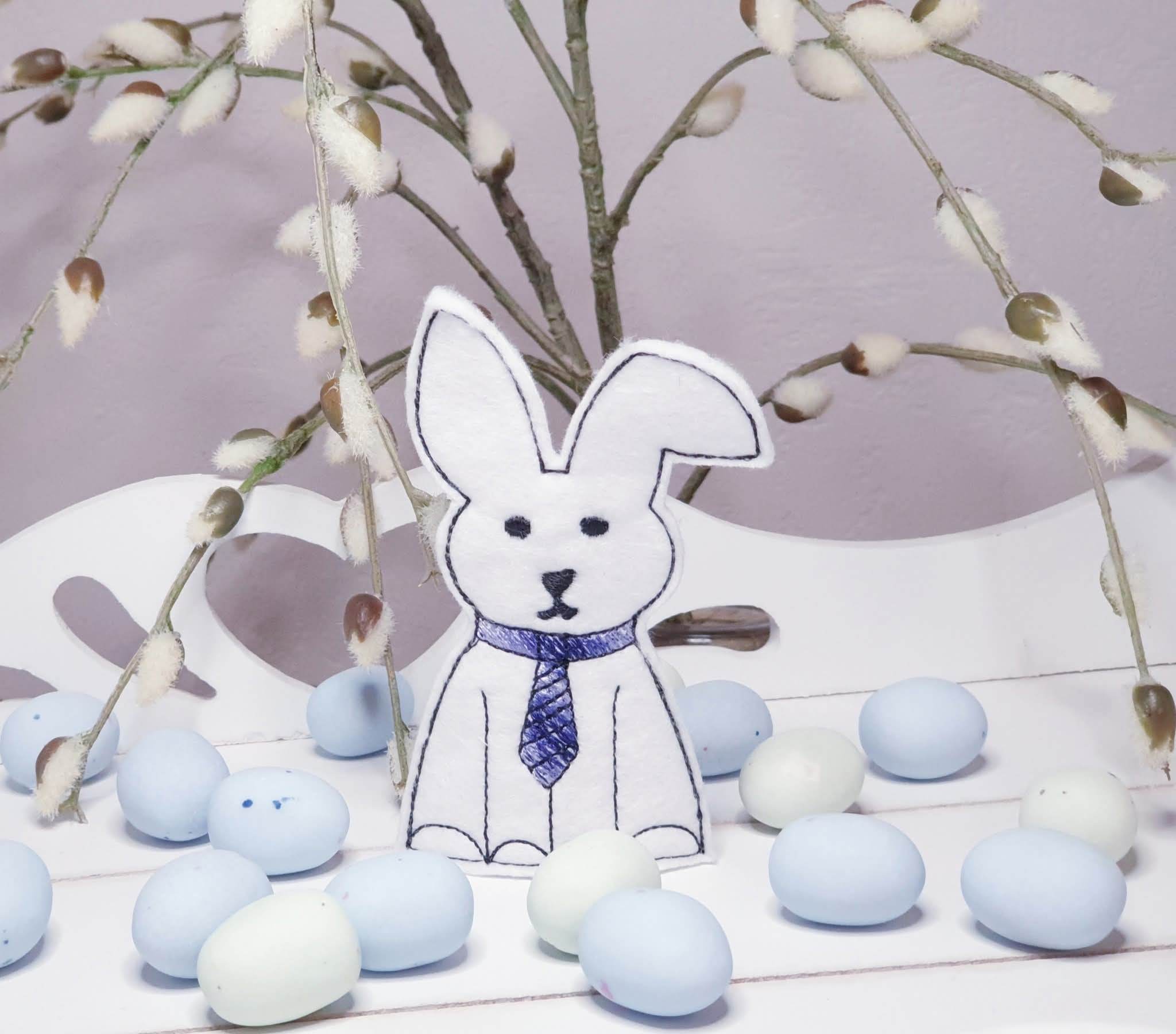 ITH Hasen Set Hase Ostern 3 Größen und 3 Designs Stickdatei - Sewando