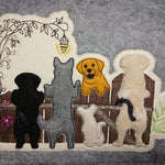 Hunde Stick Applikation ab 13x18 in 5 Größen - Sewando