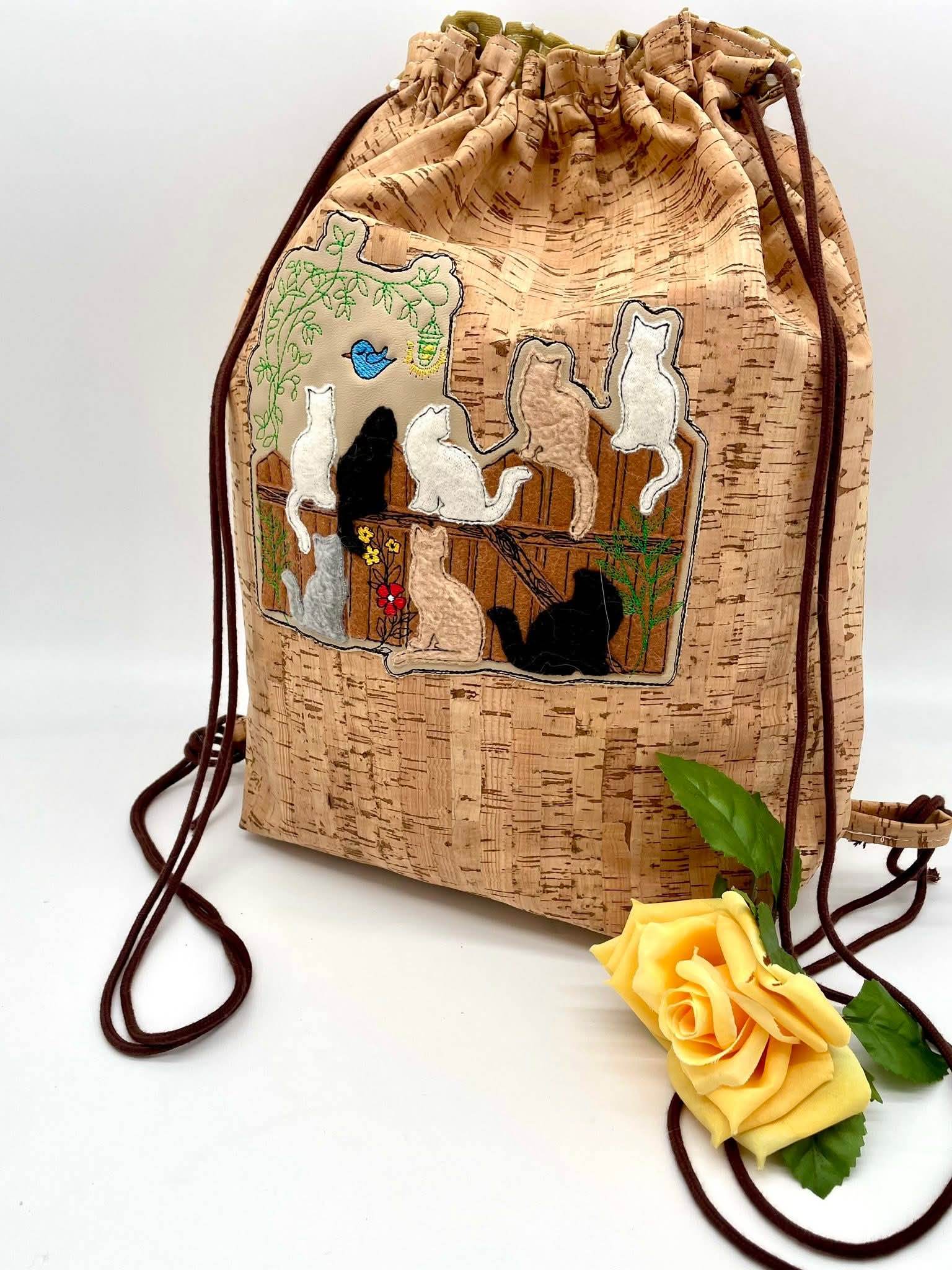 Katzen Stick Applikation ab 13x15 in 5 verschiedenen Größen - Sewando