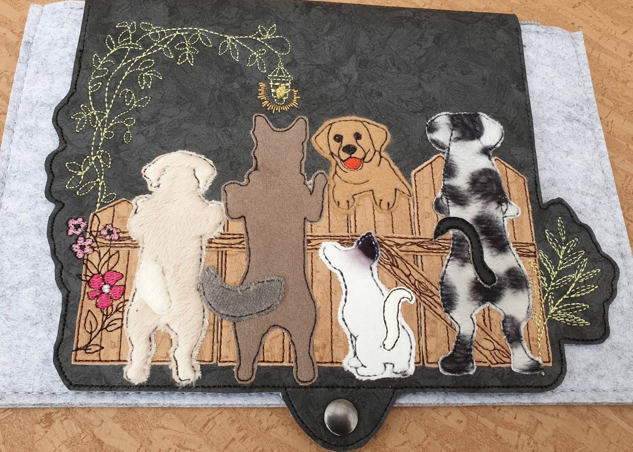 Hunde Stick Applikation ab 13x18 in 5 Größen - Sewando